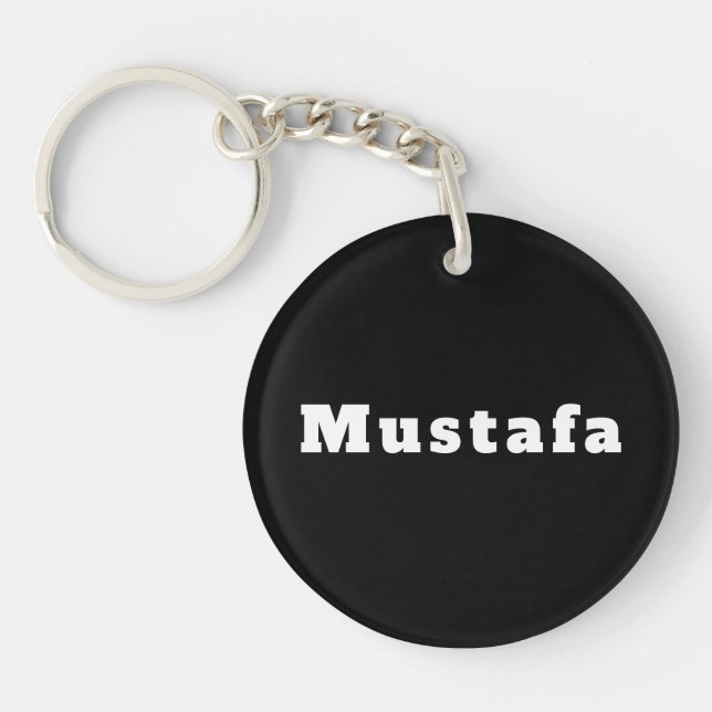 Mustafa Keychain (Front)