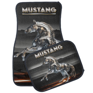Mustang, car, mats, carpet style, strong car floor mat