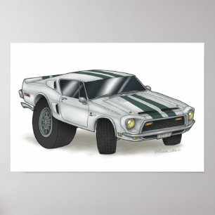 Mustang Cobra Poster