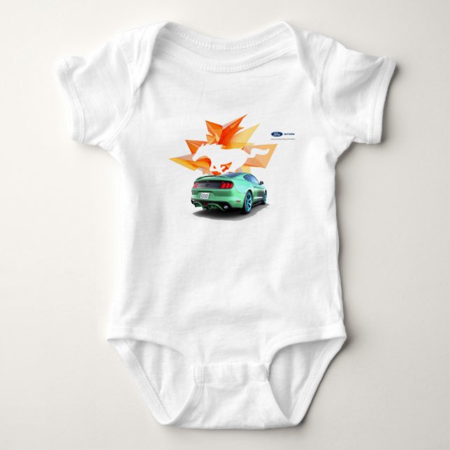 Mustang Customizer Baby Bodysuit (Front)