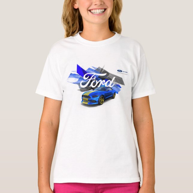 Mustang Customizer Girls' T-Shirt (Front)