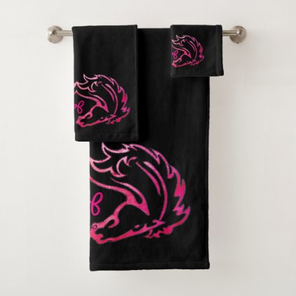 Mustang Double Towel Set Pink