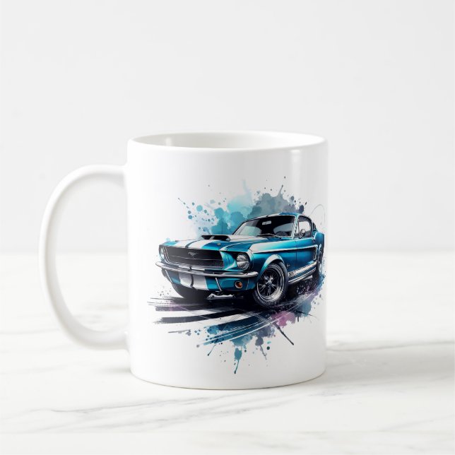 Mustang Fastback Coffee Mug (Left)
