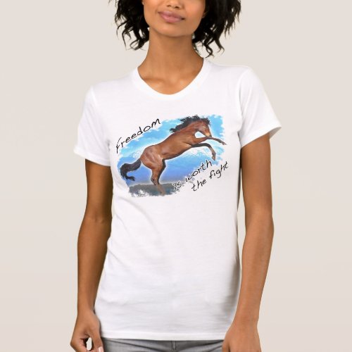 Mustang Fight for Freedom T_Shirt