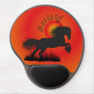 Mustang for horse lovers Gel-Mousepad Gel Mouse Pad