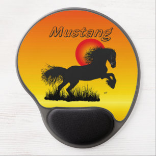 Mustang for horse lovers Gel-Mousepad Gel Mouse Pad