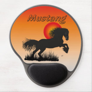 Mustang for horse lovers Gel-Mousepad Gel Mouse Pad
