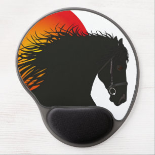 Mustang for horse lovers Gel-Mousepad Gel Mouse Pad