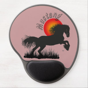 Mustang for horse lovers Gel-Mousepad Gel Mouse Pad