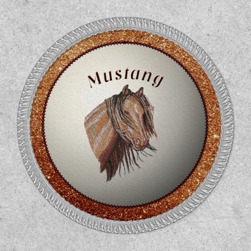 Mustang Horse Patch