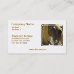 Mustang Horse Photo Business Card