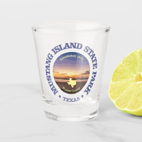 Mustang Island SP Shot Glass