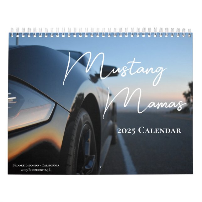 Mustang Mamas 2025 Calendar (Cover)