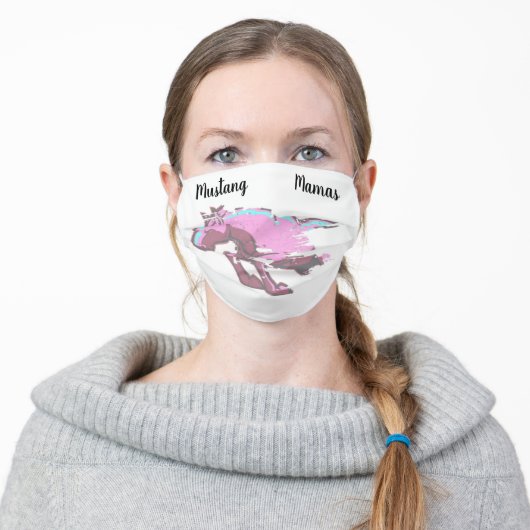 Mustang Mamas Protective Face Mask (Worn)