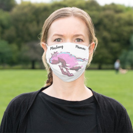 Mustang Mamas Protective Face Mask (Outside)