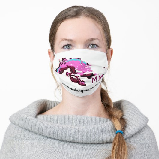 Mustang Mamas Protective Face Mask 3 (Worn)