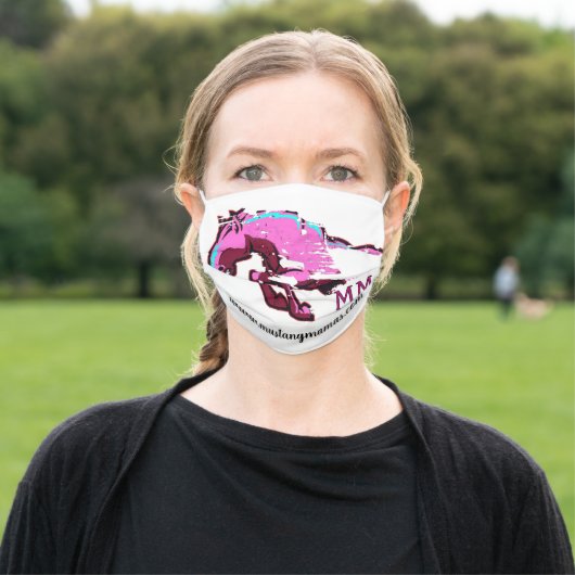 Mustang Mamas Protective Face Mask 3 (Outside)