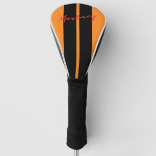 Mustang Orange Golf Club Cover