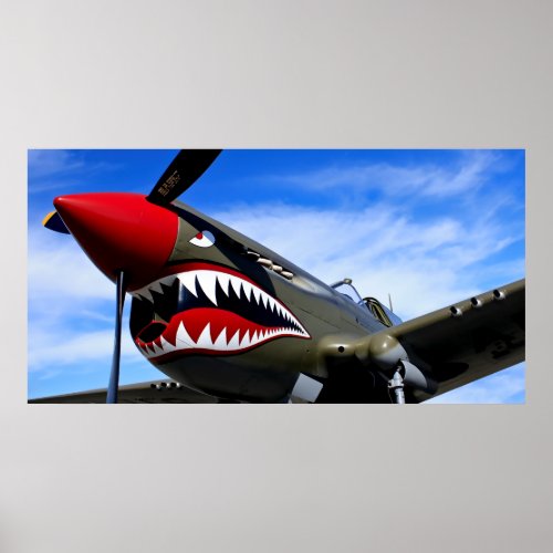MUSTANG P_51 FIGHTER POSTER