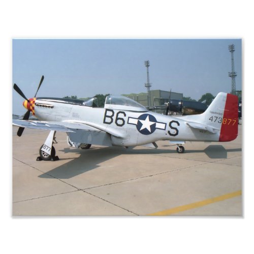 Mustang P_51D Aircraft Photo Print