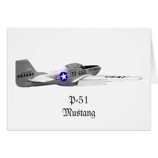 Mustang, P-51Mustang Cards (Front Horizontal)