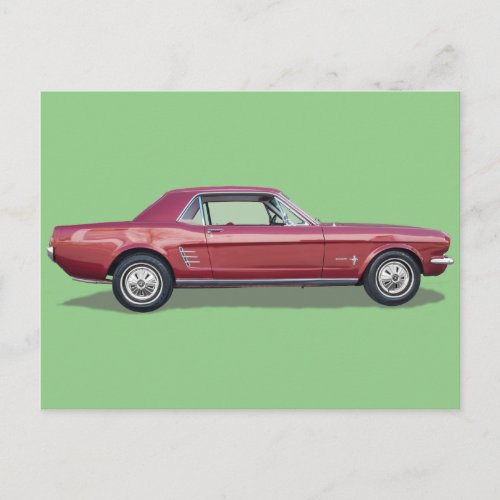 Mustang postcard