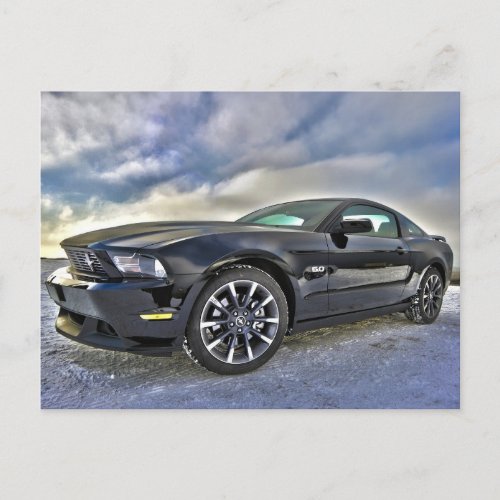 Mustang postcard