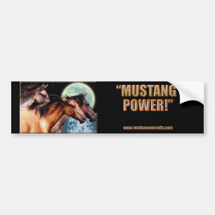 MUSTANG POWER Bumper CP Sticker