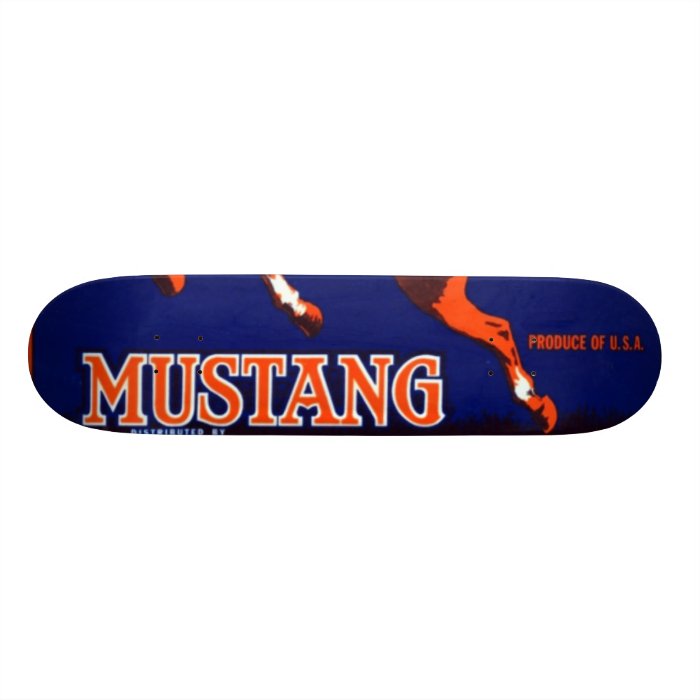 Mustang Produce Skate Decks