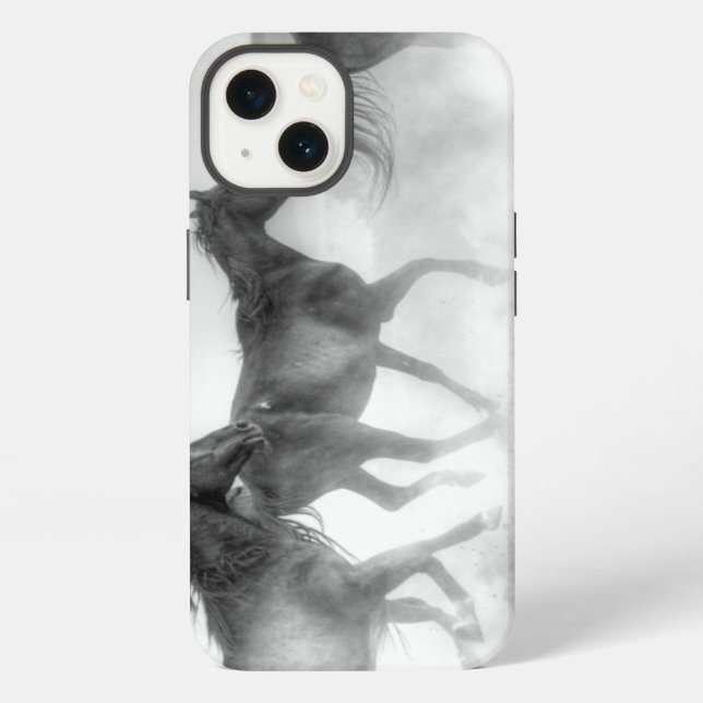Mustang Run Iphone Case (Back)