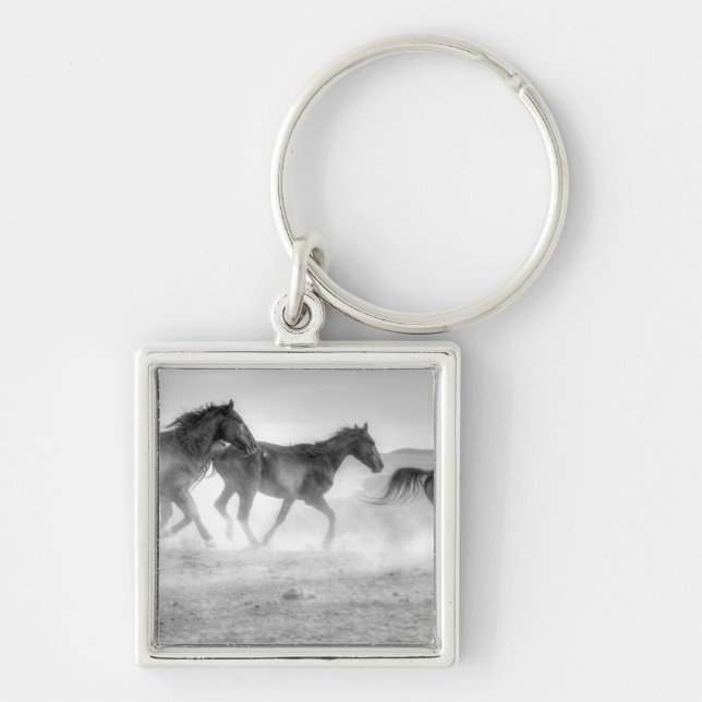 Mustang Run Keychain (Front)