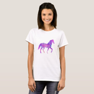 Mustang  silhouette - Choose background color T-Shirt