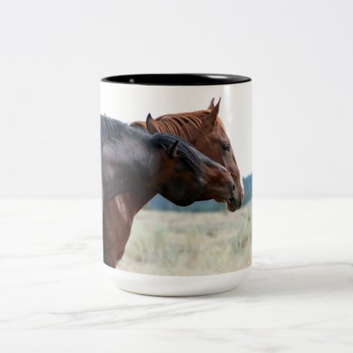 Mustang Stallion and Mare Smitten Mug