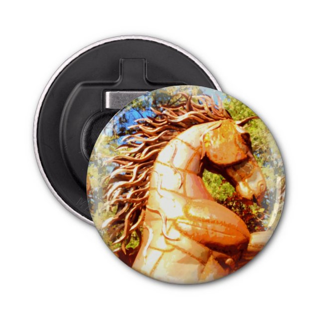 mustang stallion bottle opener (Front)