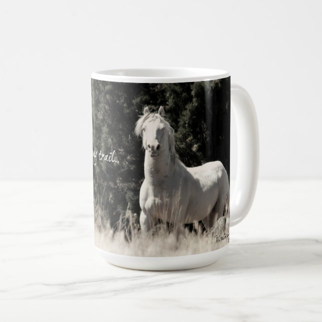 Mustang Stallion Sandor of Steens Coffee Mug (Front Right)