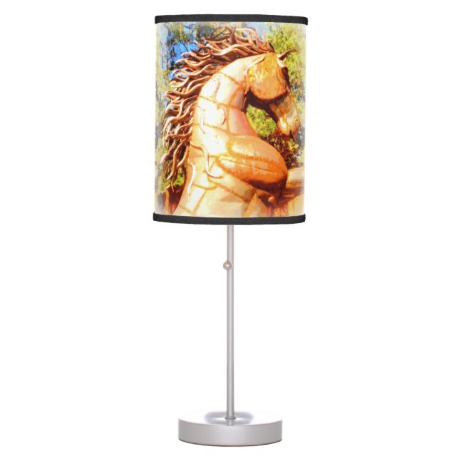 mustang stallion table lamp (Front)