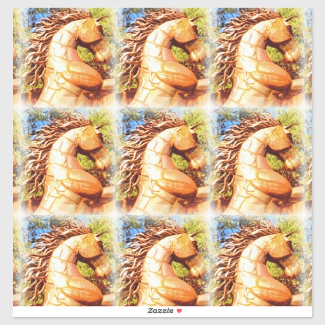 mustang stallions sticker (Sheet)