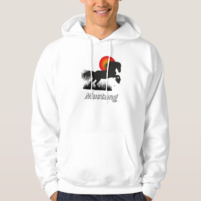 Mustang T-shirt Hoodie (Front)