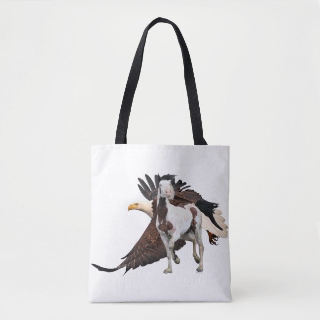 Mustang Wild "Freedom Flight" totebag  Tote Bag (Front)