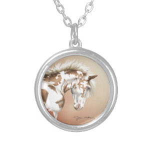 Mustang Wild Xtend Silver Plated Necklace