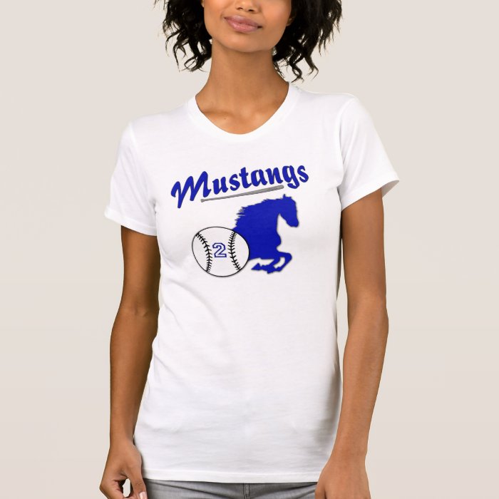 Mustangs Baseball T shirts