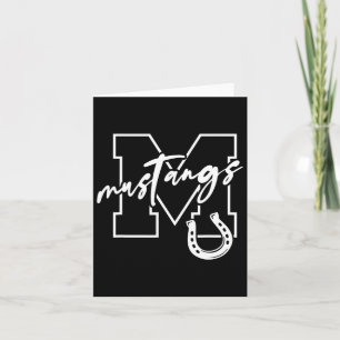 Mustangs card