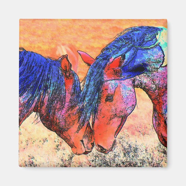 Mustangs Magnet (Front)