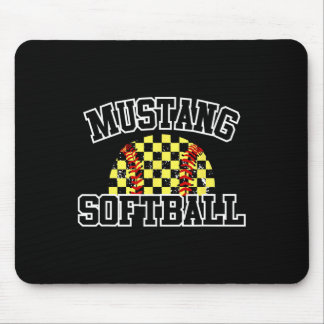 Mustangs Softll Mom Mustangs School Spirit Sports Mouse Pad