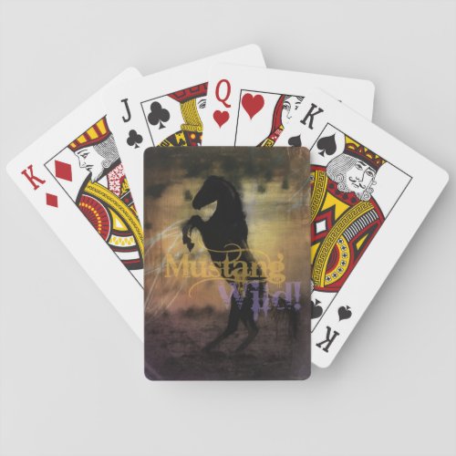 MustangWILD Deck of Playing Cards