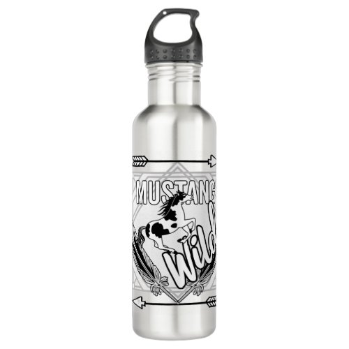 MustangWild Water Bottle Running Pinto