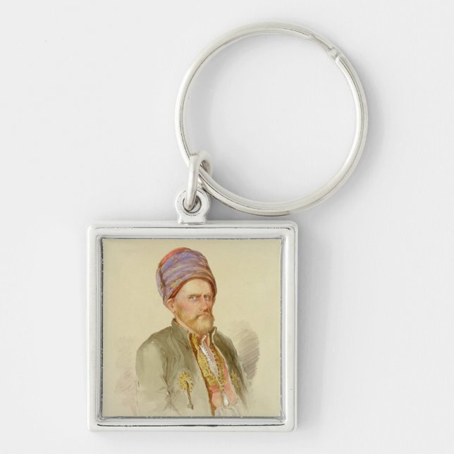 Mustapha - Moslem from Batum, c.1852 Keychain (Front)