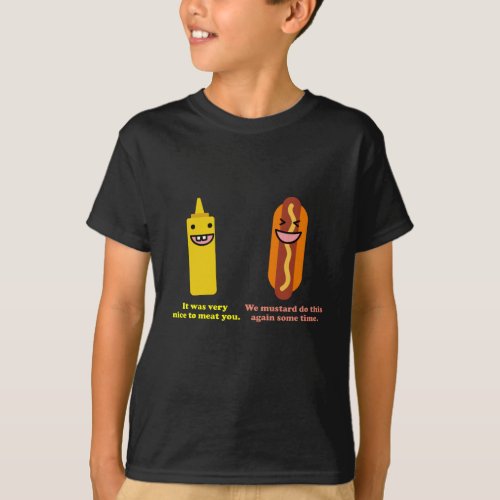 Mustard and Hotdog T_Shirt