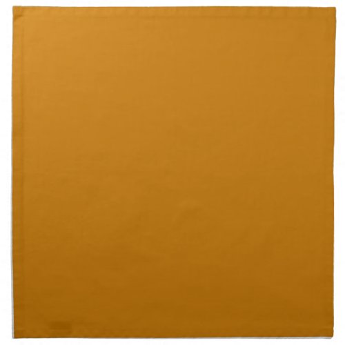 Mustard Brown Solid Color Cloth Napkin