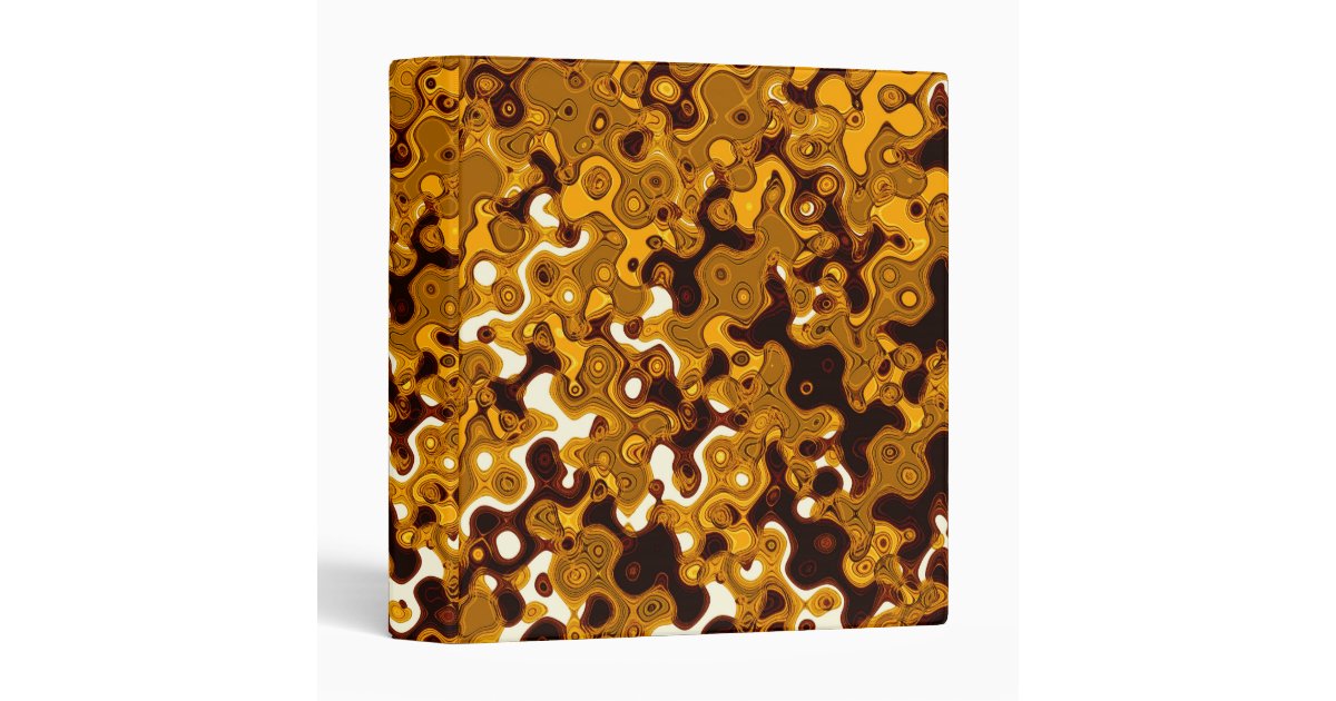 Mustard & Burgundy Avery Signature Binder